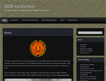 Tablet Screenshot of ddr-uniformen.com